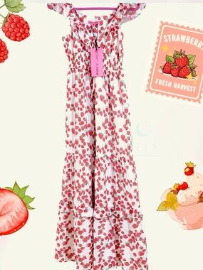 NWT Betsey Johnson Strawberry dress